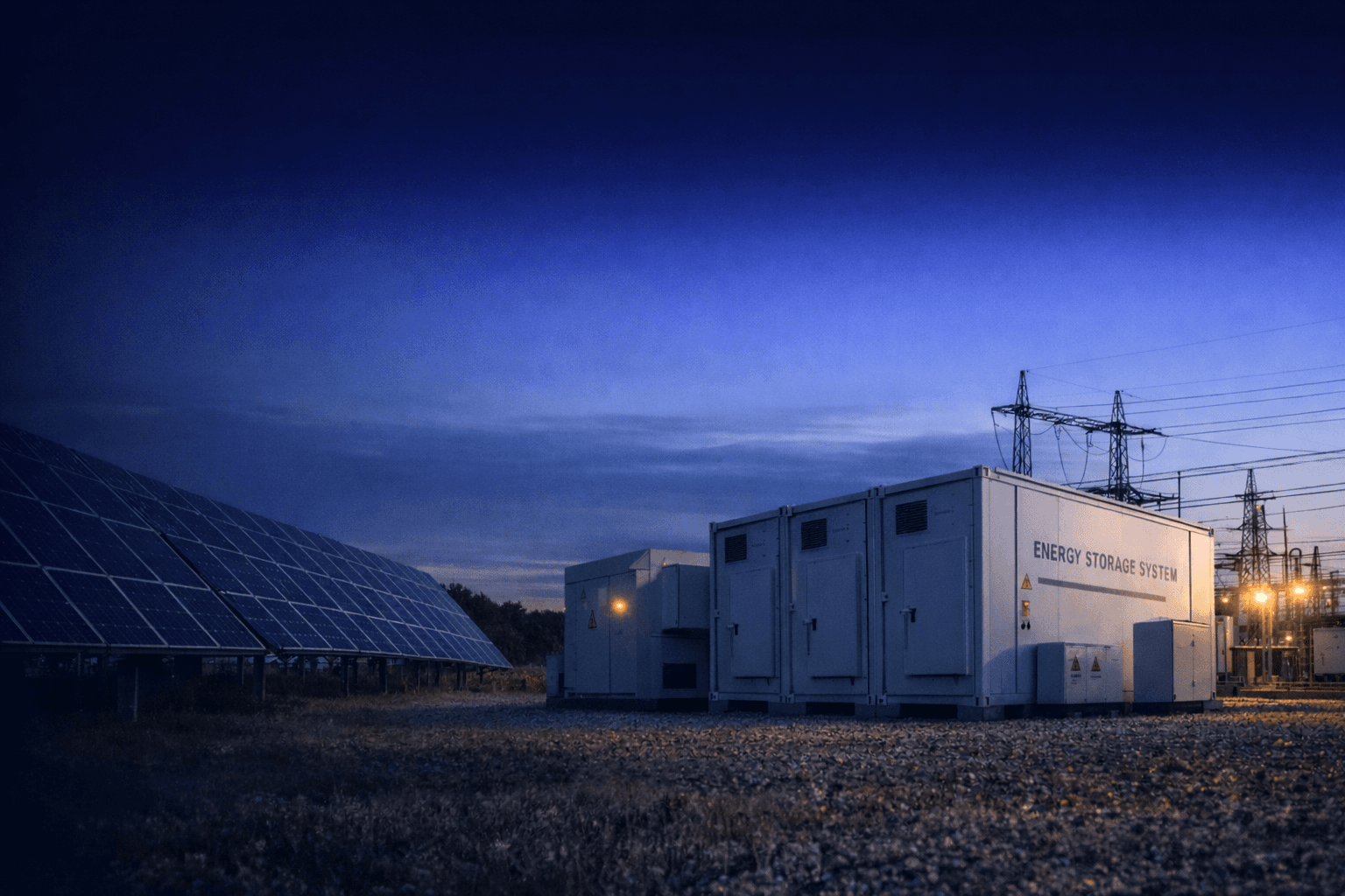 Solar, battery energy storage, and grid infrastructure